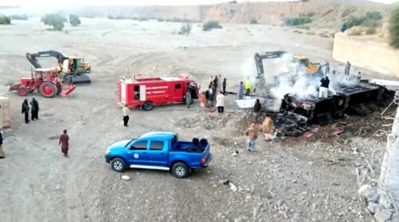 At least 41 burned alive in bus accident